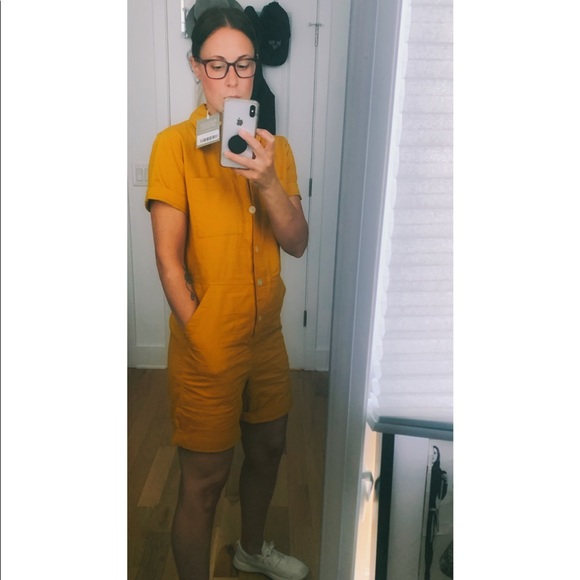 The Cotton Weave Romper - Picture 3 of 3